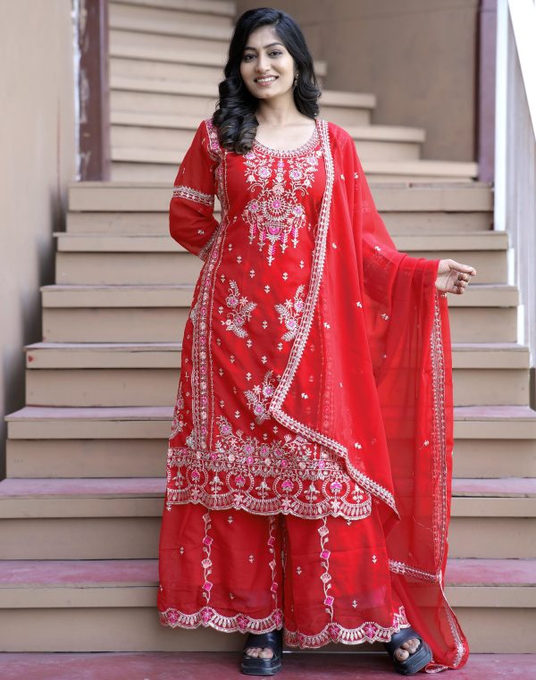 KAVYA FAB KF 3162 B PLAZZO SUITS WHOLESALE