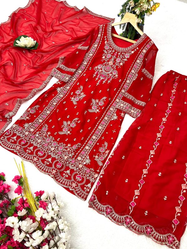 KAVYA FAB KF 3162 B PLAZZO SUITS WHOLESALE