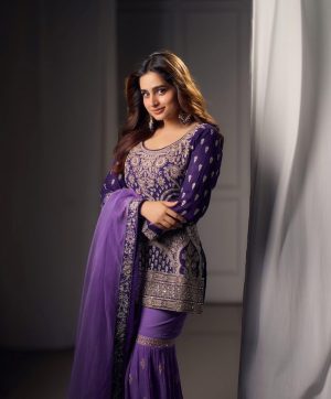 KAVYA FAB KF 3163 DESIGNER SHARARA SUITS WHOLESALE