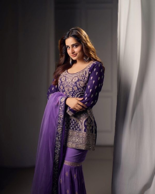 KAVYA FAB KF 3163 DESIGNER SHARARA SUITS WHOLESALE