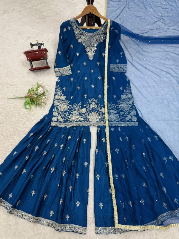 KD FASHION 1510 B DESIGNER SHARARA SUITS ONLINE