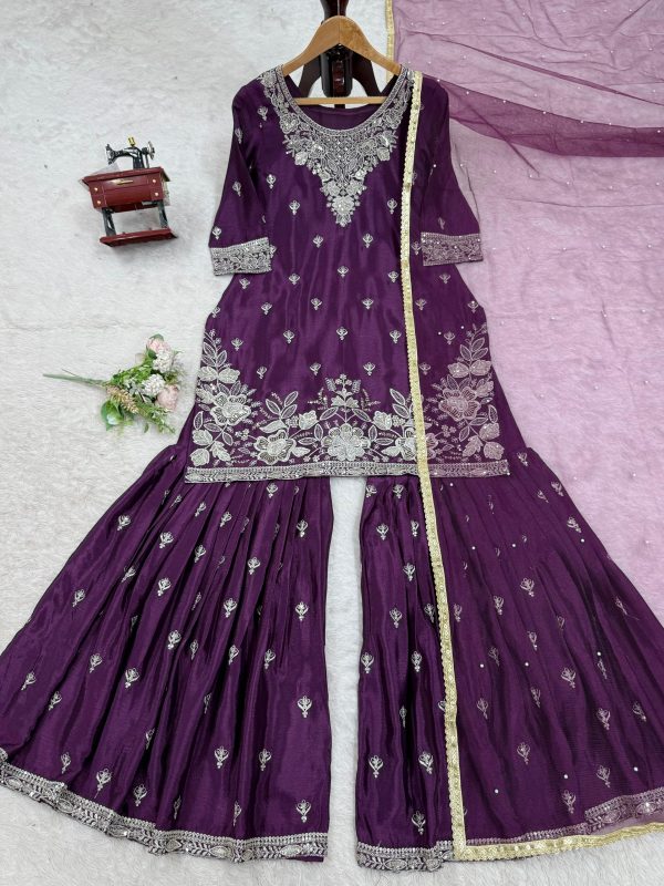 KD FASHION 1510 C DESIGNER SHARARA SUITS ONLINE