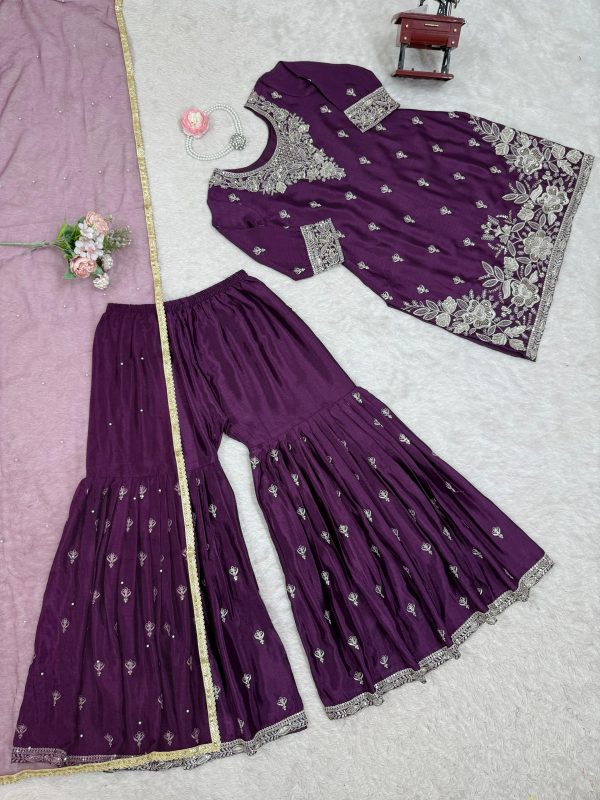 KD FASHION 1510 C DESIGNER SHARARA SUITS ONLINE