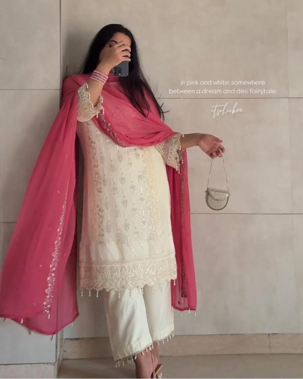 LADY LOOK 006 DESIGNER PLAZZO SUITS WHOLESALE