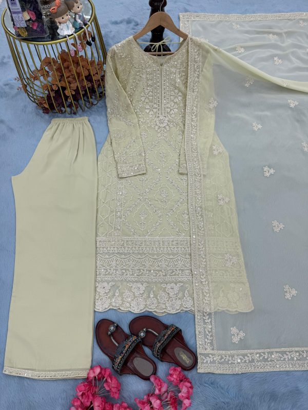 LADY LOOK 008 TRENDING PARTY WEAR PLAZZO SUITS