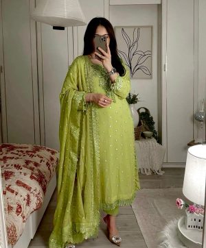 LC 1356 B DESIGNER PLAZZO SUITS WHOLESALE