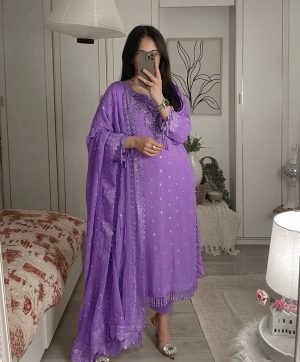 LC 1356 C DESIGNER PLAZZO SUITS WHOLESALE