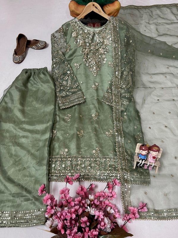 LC 1371 DESIGNER PLAZZO SUITS WHOLESALE