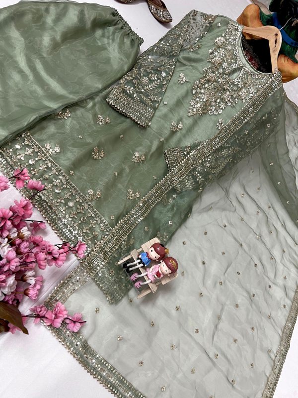 LC 1371 DESIGNER PLAZZO SUITS WHOLESALE