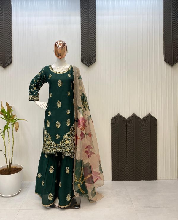 LG 1887 B DESIGNER TOP SHARARA WHOLESALE