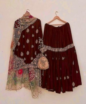 LG 1887 C DESIGNER TOP SHARARA WHOLESALE