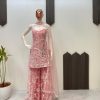LG 1945 C TRENDING HULTER NECK KURTA AND PLAZZO SET