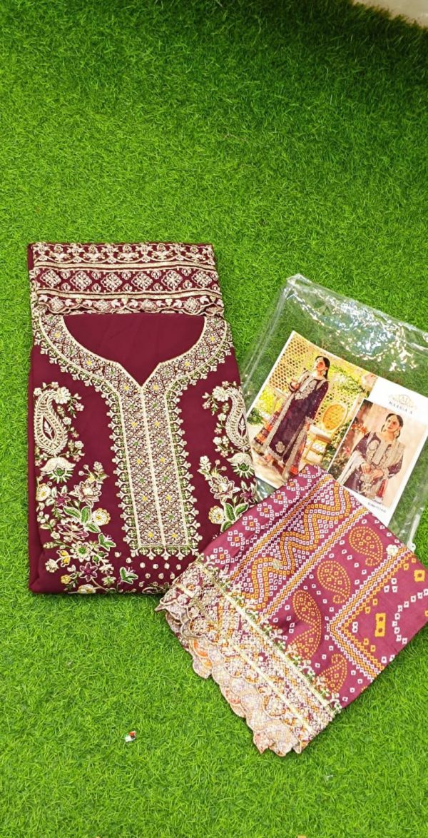 MAARIA A 1074 A TO J PAKISTANI SUITS WHOLESALE