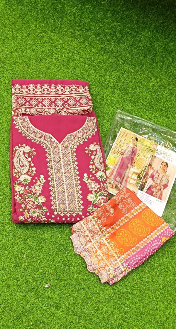 MAARIA A 1074 A TO J PAKISTANI SUITS WHOLESALE