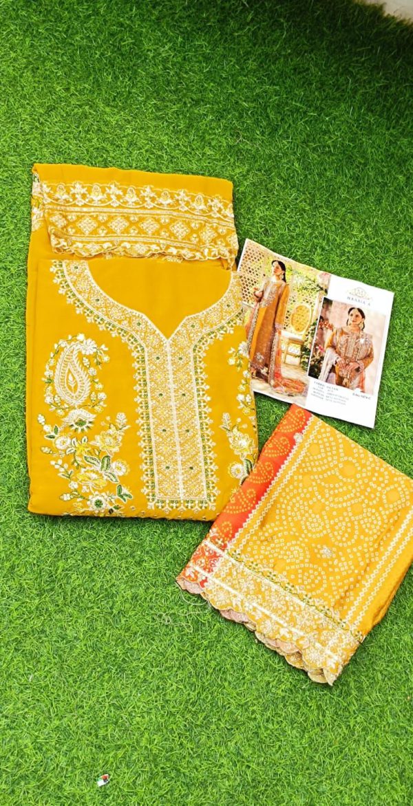 MAARIA A 1074 A TO J PAKISTANI SUITS WHOLESALE