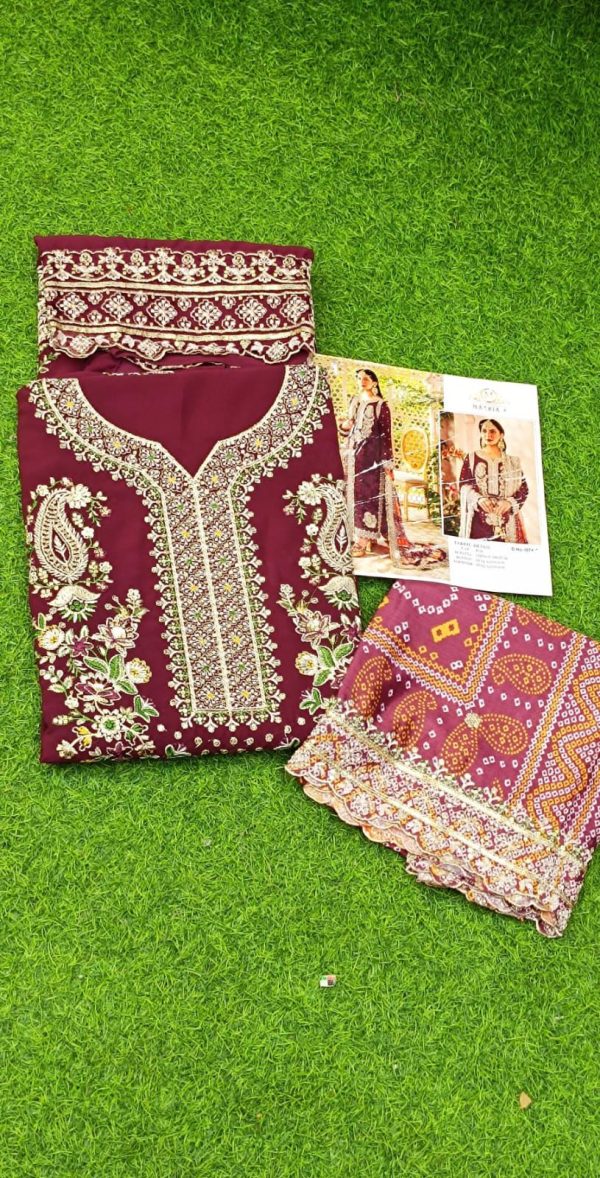 MAARIA A 1074 A TO J PAKISTANI SUITS WHOLESALE