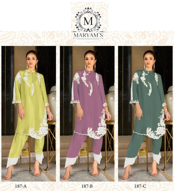 MARYAM'S 187 READYAMDE PAKISTANI SUITS WHOLESALE