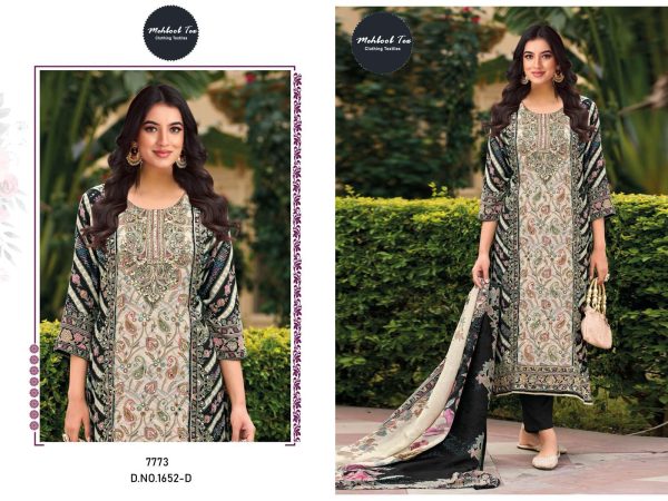 MEHBOOB TEX 1652 D VISCOSE MUSLIN SALWAR SUITS