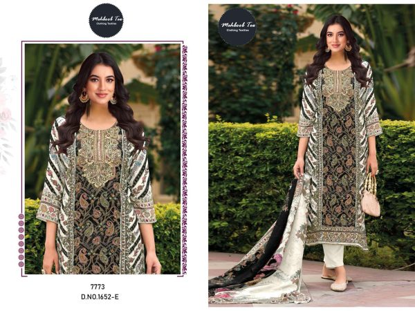 MEHBOOB TEX 1652 E VISCOSE MUSLIN SALWAR SUITS