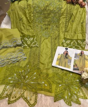MEHBOOB TEX 1667 A COTTON EMBROIDERED SUITS