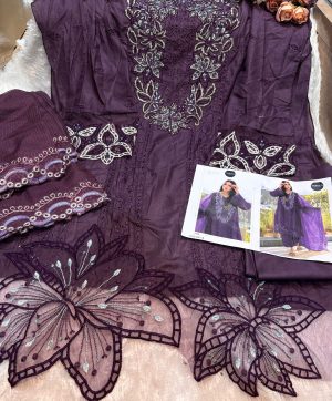 MEHBOOB TEX 1667 B COTTON EMBROIDERED SUITS