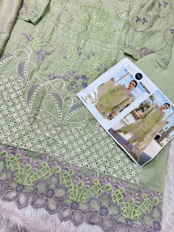 MEHBOOB TEX 1668 A COTTON EMBROIDERED SUITS