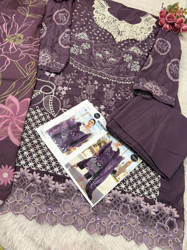 MEHBOOB TEX 1668 B COTTON EMBROIDERED SUITS