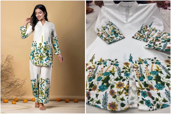 MF 1012 RAYON COTTON CORD SET WHOLESALE
