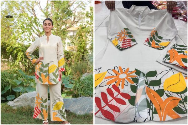 MF 1012 RAYON COTTON CORD SET WHOLESALE