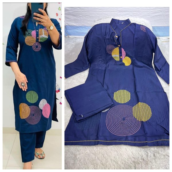 MF 1013 RAYON COTTON CORD SET WHOLESALE