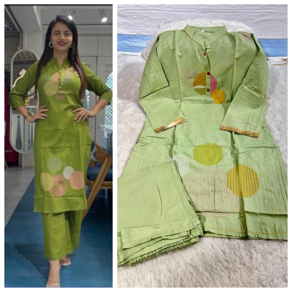 MF 1013 RAYON COTTON CORD SET WHOLESALE