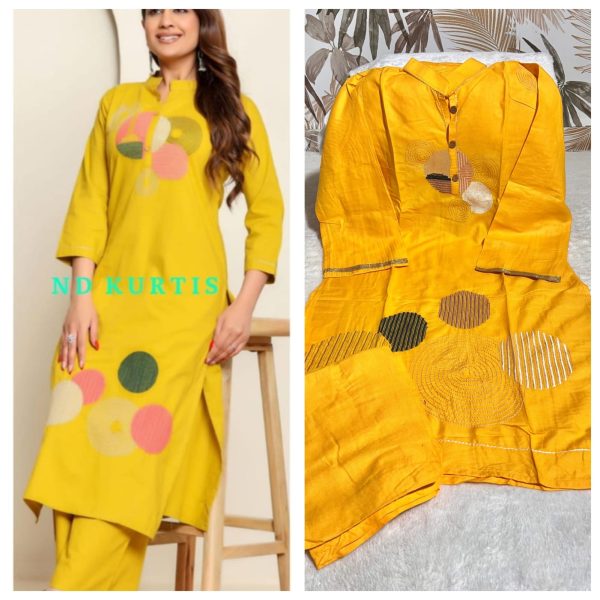 MF 1013 RAYON COTTON CORD SET WHOLESALE