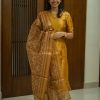 MURTI TRENDS BANARASI YELLOW BUTI SUIT SET WHOLESALE