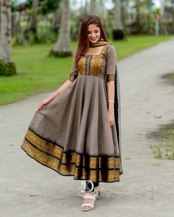 MURTI TRENDS SUHANI BANANA SILK SUITS SET WHOLESALE