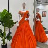 QRC FASHION 317 B DESIGNER LEHENGA SAREE CHOLI