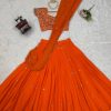QRC FASHION 317 B DESIGNER LEHENGA SAREE CHOLI