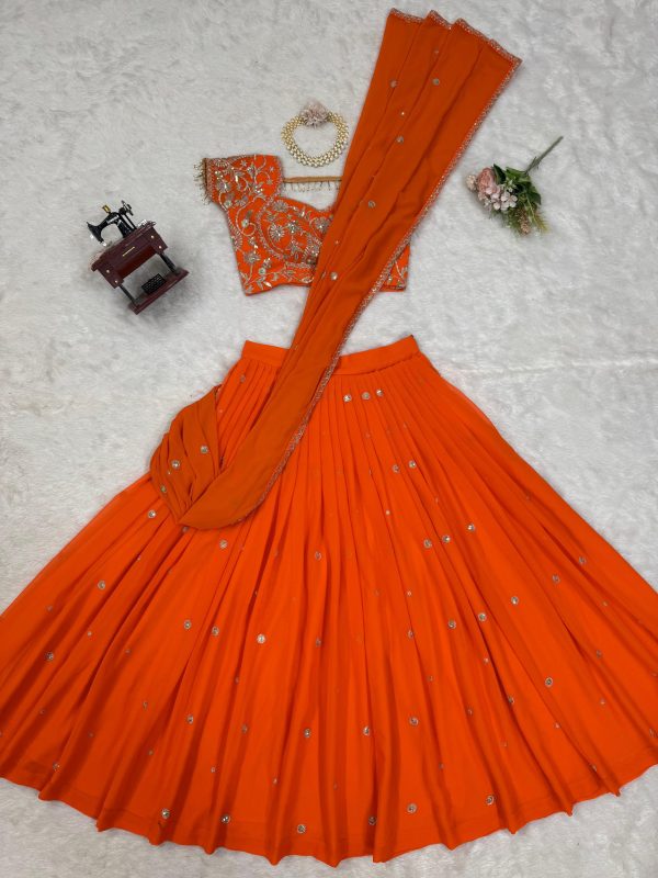 QRC FASHION 317 B DESIGNER LEHENGA SAREE CHOLI
