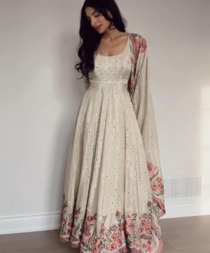 RTC FASHION 5873 A DESIGNER GOWN ONLINE