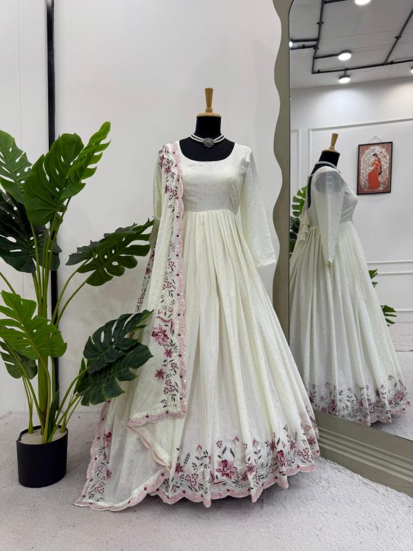 RTC FASHION 5873 A DESIGNER GOWN ONLINE