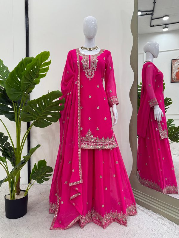 RTC FASHION 5884 DESIGNER PLAZZO SUITS WHOLESALE