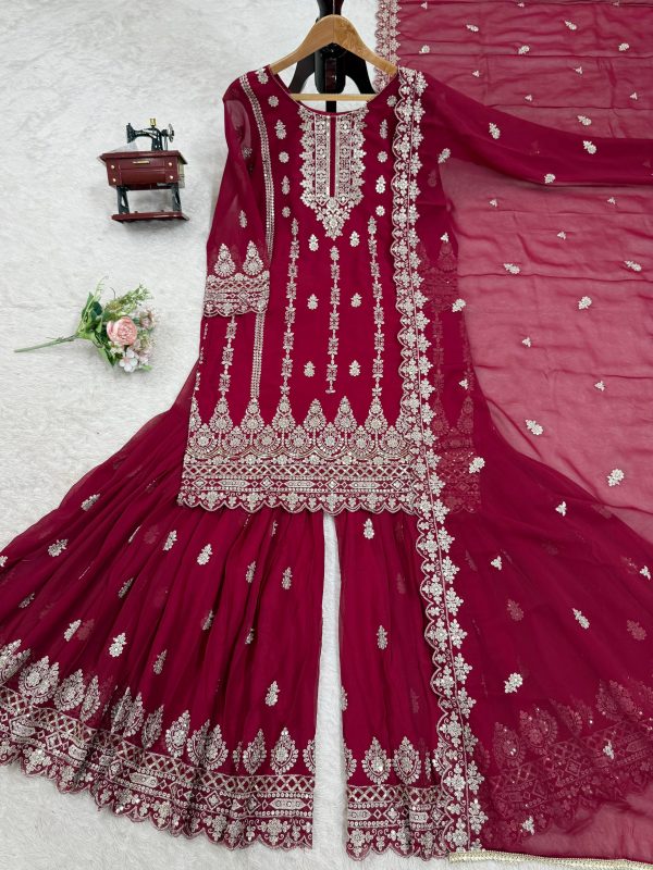 RTC FASHION 5885 DESIGNER SHARARA SUITS WHOLESALE