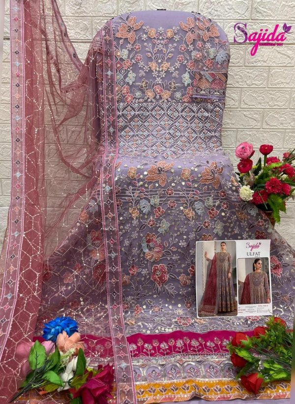 SAJIDA DESIGNERS 1045 E ULFAT VOL 1 SALWAR SUITS