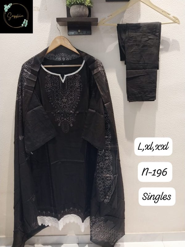 SAPPHIRE N 196 READYMADE COTTON SUITS WHOLESALE
