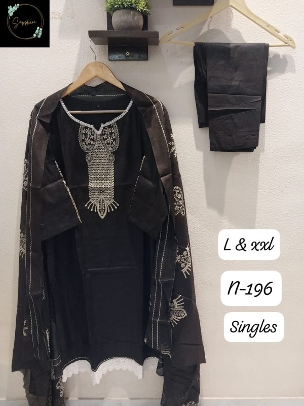 SAPPHIRE N 196 READYMADE COTTON SUITS WHOLESALE