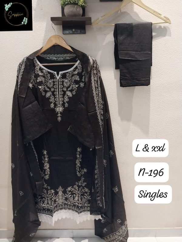 SAPPHIRE N 196 READYMADE COTTON SUITS WHOLESALE