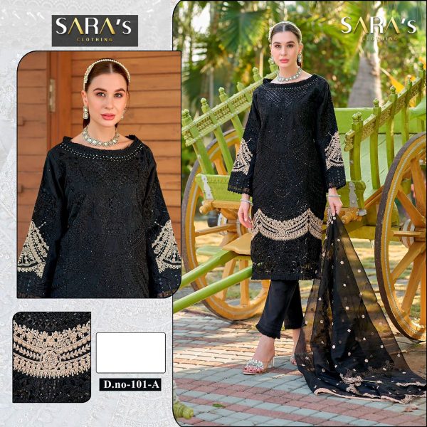 SARA'S CLOTHING 101 A B C PAKISTANI SALWAR SUITS