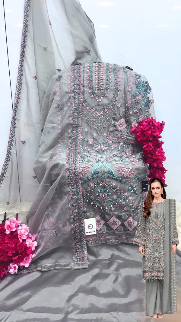 SHANAYA FASHION S 209 C ROSE HAND CRAFT SUITS
