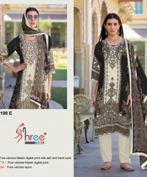 SHREE FABS KT 198 E PAKISTANI SALWAR SUITS