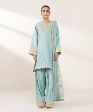 SHREE HARI SRK 5273 DESIGNER CHINON SILK SALWAR SUITS