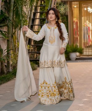 SHREE HARI SSR 514 A DESIGNER SHARARA PLAZZO SUITS